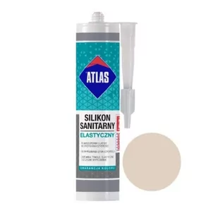 Silikon sanitarny Atlas beż pastelowy 018 280ml - Silikony - miniaturka - grafika 1
