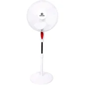 Wentylatory - Kepland Wentylator Podłogowy 42W z pilotem biały - miniaturka - grafika 1