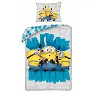 Pościel dla dzieci - Minionki Bawełniana pościel Minionki 1Y40WH 1Y40WH SAM  140x200 - miniaturka - grafika 1