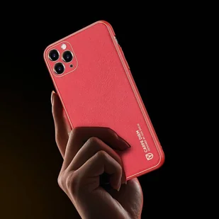 Dux Ducis Yolo eleganckie etui pokrowiec ze skóry ekologicznej iPhone 12 Pro czerwony - Etui i futerały do telefonów - miniaturka - grafika 8