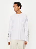 Koszulki męskie - Karl Kani Longsleeve Small Signature Tribal 60240011 Biały Regular Fit - miniaturka - grafika 1