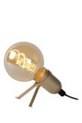 Lampy stojące - Lucide PUKKI Satynowy brąz Lampka stołowa 46511/05/02 - miniaturka - grafika 1