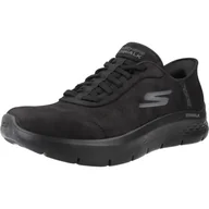 Buty trekkingowe damskie - Tenisówki Skechers Model Go Walk Flex - Mali Slip-ins Kolor Czarny - miniaturka - grafika 1