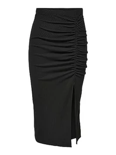 ONLY Damska spódnica damska Onlemma Slit Skirt JRS, czarny, XXS - Spódnice - miniaturka - grafika 1