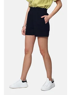 Le Jardin du Lin Lniane szorty w kolorze czarnym - Spodenki damskie - miniaturka - grafika 1