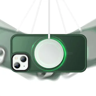 Etui ochronne na telefon MagMat Case do MagSafe do Apple iPhone 13 Mini Matte Green + Szkło - Etui i futerały do telefonów - miniaturka - grafika 9