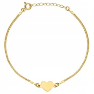 Bransoletki - Bransoletka na szerokiej taśmie serce grawer 925 - miniaturka - grafika 1