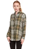 Koszule damskie - KOSZULA WRANGLER LOOSE SHIRT ARMY GREEN W513LLZV7 112129270 - Wrangler - miniaturka - grafika 1