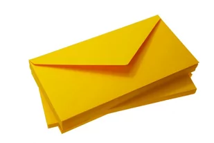 Koperty kolorowe żółte słoneczne 120g DL 10szt nr 17 - Kartki okolicznościowe i zaproszenia - miniaturka - grafika 1