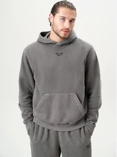 Bluza z kapturem męska Reebok Ri Washed Oth Hood 100205480 L Czarna (1200143834213) - Bluzy męskie - miniaturka - grafika 1