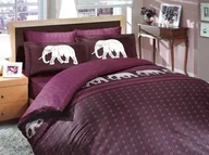 Pościel - Pościel satyna bawełniana INDIGO VIOLET - miniaturka - grafika 1