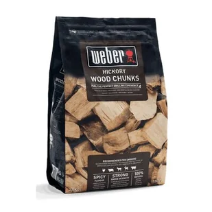 Weber Wood Chunks Hickory - 1,5kg 17619 - Akcesoria do grilla - miniaturka - grafika 1