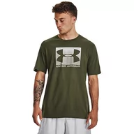 Koszulki i topy damskie - Under Armour Damska koszulka z krótkim rękawem w pudełku sportowym, ZIELONY, M-L - miniaturka - grafika 1