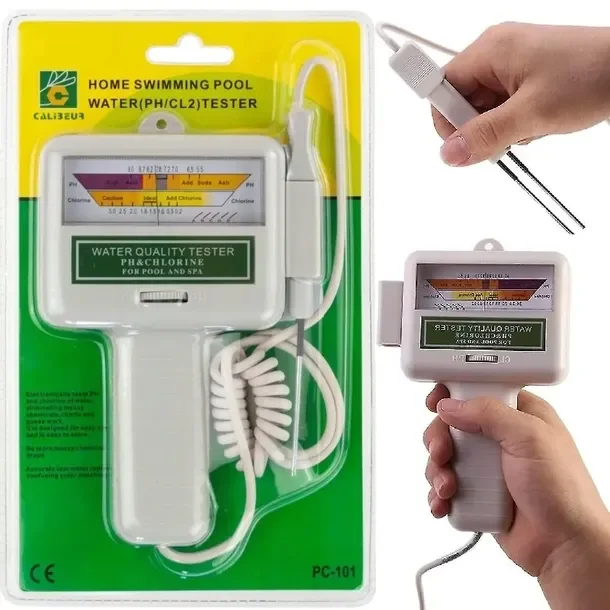 Basenowy Miernik Ph I Chloru Tester Basen Do Basenu Na Baterie Cl Chlor