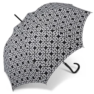 Pierre Cardin 82975 parasolka parasol damski długi czarno-biały Automat - Parasole - miniaturka - grafika 1