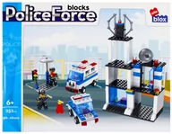 Klocki - AlleBlox, Klocki konstrukcyjne Policja 252EL 34X27X6 - miniaturka - grafika 1
