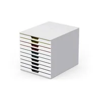 Pojemniki biurowe - Durable Pojemnik VARICOLOR z 10 kolorowymi szufladkami 763027 - miniaturka - grafika 1