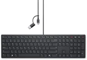Klawiatury - DELL KB525C klawiatura Biuro USB QWERTZ Niemiecki Czarny KB525C-GE-EMEA - miniaturka - grafika 1
