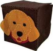 Zabawki kreatywne - Pudełeczka piesek brązowe STNUX - miniaturka - grafika 1