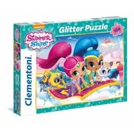 Puzzle - Clementoni Puzzle 104 el Shimmer and Shine Brokat 9382-uniw - miniaturka - grafika 1