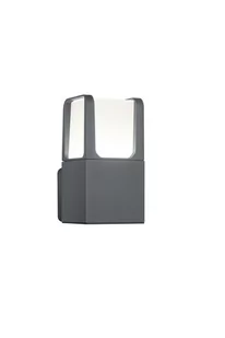 Trio Leuchten lampa zewnętrzna lampa ścienna, aluminium, zintegrowane, 6 W, antracyt, 14.4 x 10 x 20 cm 222160142 Ebro - Lampy ścienne - miniaturka - grafika 2