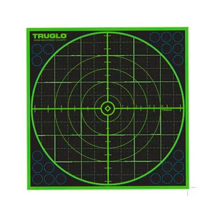 TruGlo - Samoprzylepne tarcze strzeleckie TruSee z zaklejkami - 100 Yard - 305 x 305 mm - Zielone fluorescencyjne - 6 szt. - TG-TG10A6 - Tarcze i kulochwyty - miniaturka - grafika 2