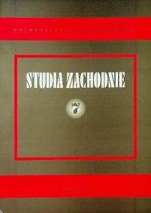 Studia Zachodnie nr 7 - Historia świata - miniaturka - grafika 1