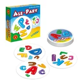 Zabawki zręcznościowe - Alexander Gra Ale Pary Literki Pamięciowa Rodzinna Dopasuj Kształt - miniaturka - grafika 1