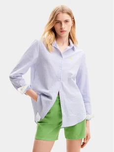 Desigual Koszula Hamburgo 24SWCW37 Niebieski Regular Fit - Koszule damskie - miniaturka - grafika 1