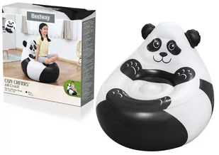 Dmuchany Fotel Panda 72 x 72 x 64 cm Bestway 75116 Bestway - Materace dmuchane i koła do pływania - miniaturka - grafika 1