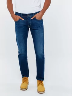 Spodnie męskie - BIG STAR Dżinsy - Slim fit - w kolorze granatowym - grafika 1