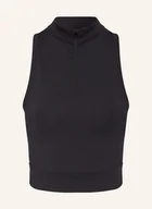 Koszulki i topy damskie - Under Armour Krótki Top Do Biegania Ua Run Anywhere schwarz - miniaturka - grafika 1
