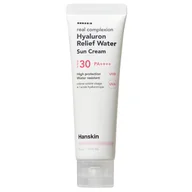 Kremy do twarzy - Hanskin Real Complexion SPF30 PA+++ Hialuronowy łagodzący krem przeciwsłoneczny na bazie wody - miniaturka - grafika 1