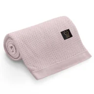 Koce i narzuty dla dzieci - Yosoy Kocyk Bambusowy Clover Powder Pink - miniaturka - grafika 1