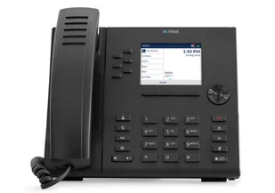 Mitel 6915 telefon VoIP Czarny LCD Wi-Fi - Telefonia VoIP - miniaturka - grafika 1
