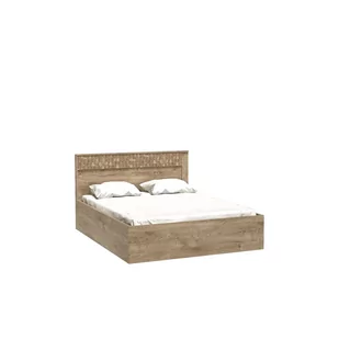Łóżko 160 x 200 ze Stelażem i Pojemnikiem N-17 Natural Jarstol - Stelaże pod materac - miniaturka - grafika 1