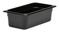Akcesoria gastronomiczne - Pojemnik GN 1/3 100 mm z poliwęglanu, czarny CAMBRO, Camwear - miniaturka - grafika 1