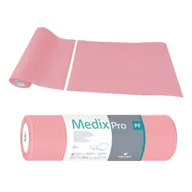 Kosmetyczne akcesoria jednorazowe - Podkład higieniczny na rolce 33cm x 50cm różowy podfoliowany 54g MedixPro 50szt - miniaturka - grafika 1