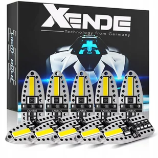 Zestaw żarówek led w5w T10 Canbus 10xLED 12v Xende - Żarówki samochodowe - miniaturka - grafika 1