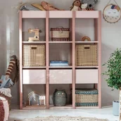 Półki i regały dla dzieci - Regał Tweens Pudrowy róż - miniaturka - grafika 1