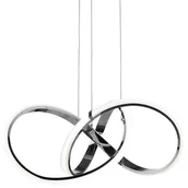 Lampy sufitowe - EVO LAMPA wisząca EVO P01670CH modernistyczna OPRAWA zwis LED 42W wstążka chrom EVO P01670CH - miniaturka - grafika 1