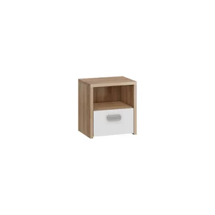 Szafka Nocna KIT-12 Kitty MebloCross Craft Złoty / Craft Biały - Szafki nocne - miniaturka - grafika 1