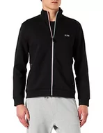 Bluzy męskie - BOSS bluza męska, czarny (Black1), S - miniaturka - grafika 1