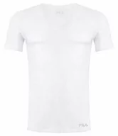 Koszulki męskie - FILA Męska koszulka Fu5001 T-shirt męski biały biały L - miniaturka - grafika 1