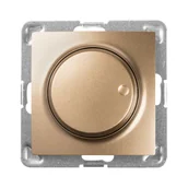 Wyłączniki światła i elektryczne - Ospel Ściemniacz do LED IMPRESJA złoty - miniaturka - grafika 1