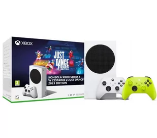 Xbox Series S 512GB + dodatkowy pad (żółty) + Just Dance 2023 - Konsole Xbox - miniaturka - grafika 1