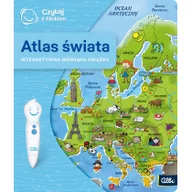 Zabawki interaktywne dla dzieci - Albi Czytaj z Albikiem Interaktywny Atlas Świata Mówiąca Książka 5286-uniw - miniaturka - grafika 1