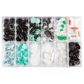 Narzędzia warsztatowe - Topex Grupa sp. z o.o. S.K. Zestaw spinek samochodowych Audi, 160 sztuk 11-964 - miniaturka - grafika 1