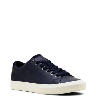Tommy Hilfiger Skórzane trampki - Trampki męskie - miniaturka - grafika 1