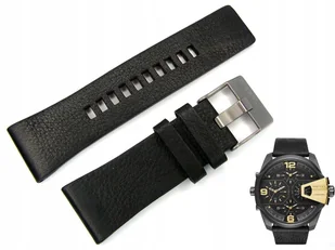 Pasek DIESEL DZ7377 czarny skórzany 28 mm - Akcesoria do zegarków - miniaturka - grafika 1